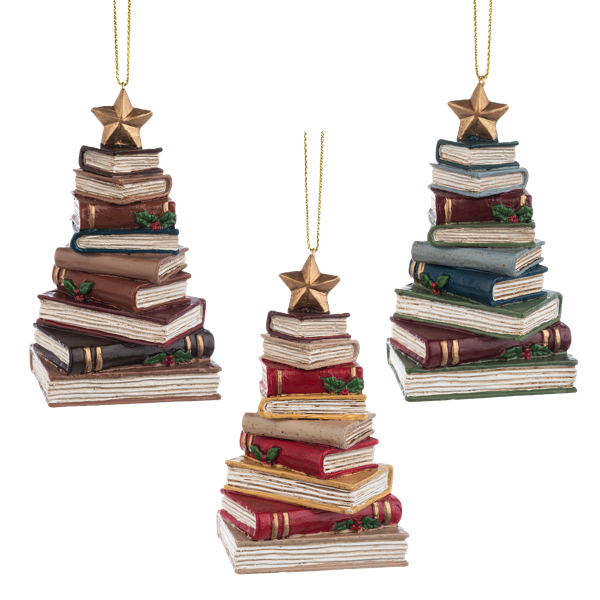 Book Stack Ornament