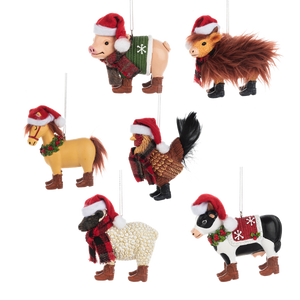 Farmyard Animal Ornament