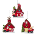 Festive Farm Barn Ornament