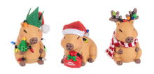Load image into Gallery viewer, Festive Capybara Figure
