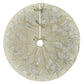 Lovely Silver Pinecone Tree Skirt