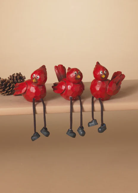 Funny Cardinal Shelf Sitter