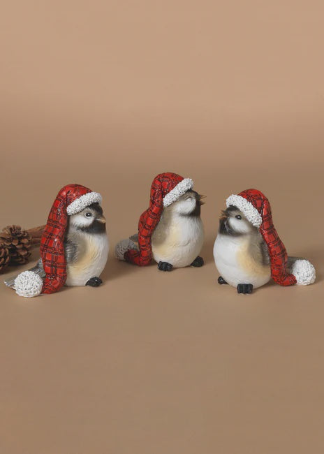Buffalo Plaid Hat Chickadee