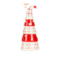 Red & White Christmas Tree w Hat