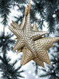 Hammered Silver Star Ornament