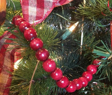 Load image into Gallery viewer, Pomegranate Red Bead Garland 6'
