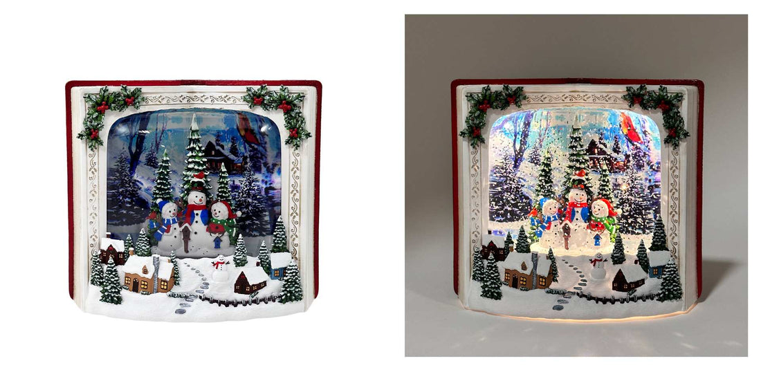 Snowman Family Storybook  Snowglobe