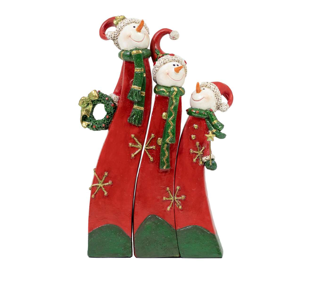 Three Charming Snowmen (set)