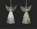 Radiant Glass Angel Ornament