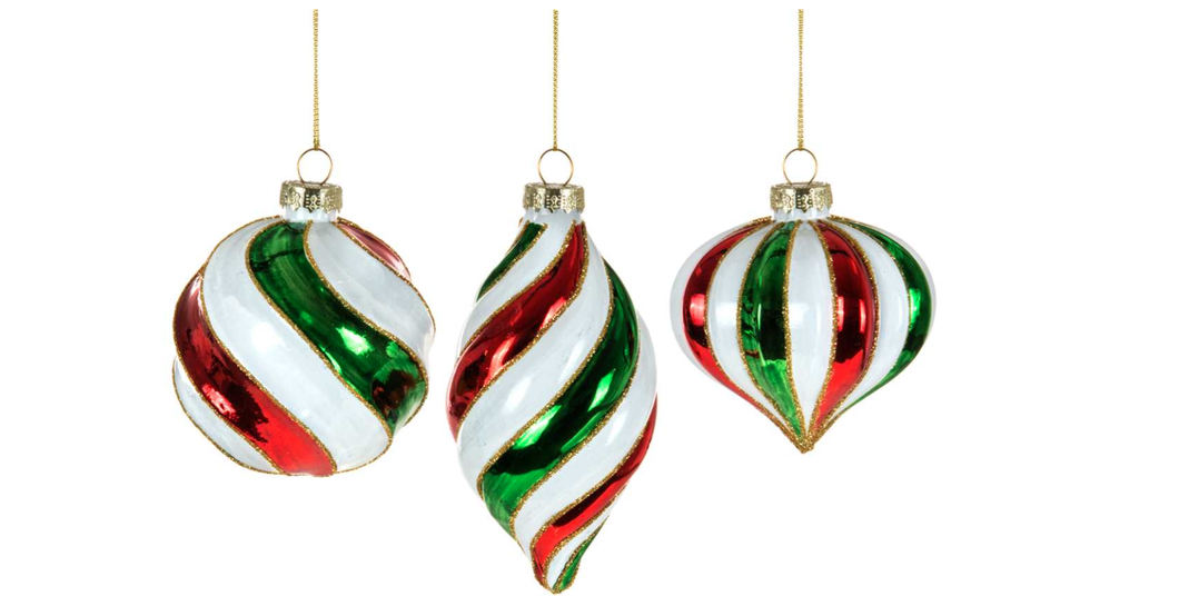 Holiday Stripe Ornament