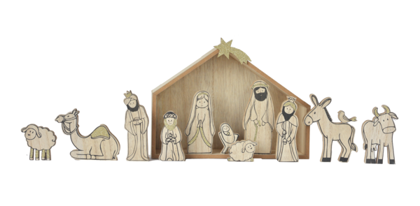 Wooden Nativity