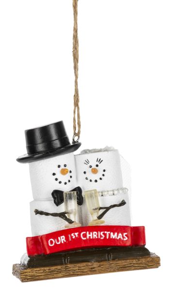 Our First Christmas Smore Ornament