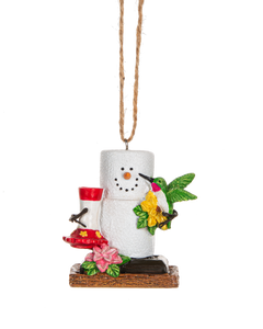 Hummingbird Feeding Smore Ornament