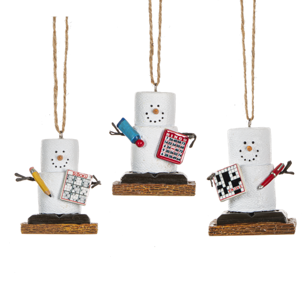 Smores Game Night Ornament