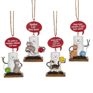 Cat Lover Smores Ornament