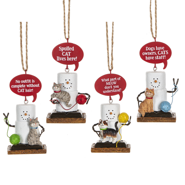 Cat Lover Smores Ornament