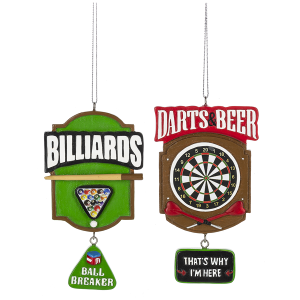 Bar Games Ornament