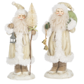 Vintage Cream Santa