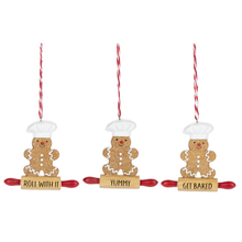Load image into Gallery viewer, Sassy Gingerbread Ornament
