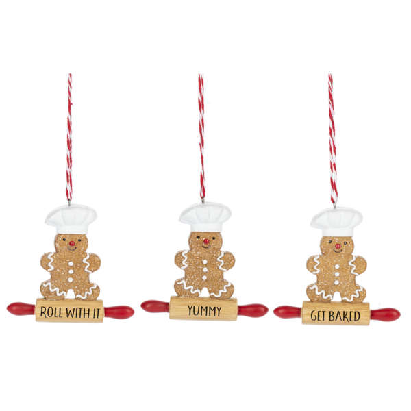 Sassy Gingerbread Ornament