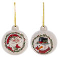 Old Fashioned Santa or Snowman Ornament