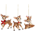 Cheerful Vintage Fawn Ornament