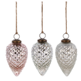 Faceted Shiny Pinecone Ornament
