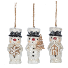 Load image into Gallery viewer, Vintage Frosty Snowman Ornament
