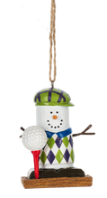 Golf Playing Smore Ornament