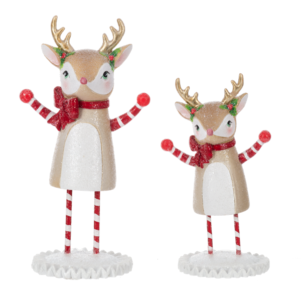 Whimsical Retro Reindeer