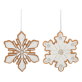 Frosted Snowflake Ornament