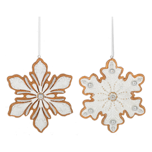 Frosted Snowflake Ornament