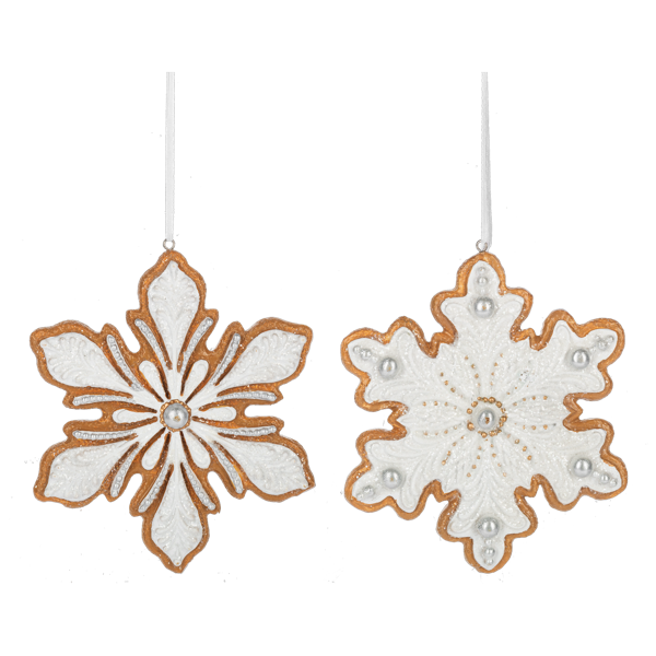 Frosted Snowflake Ornament