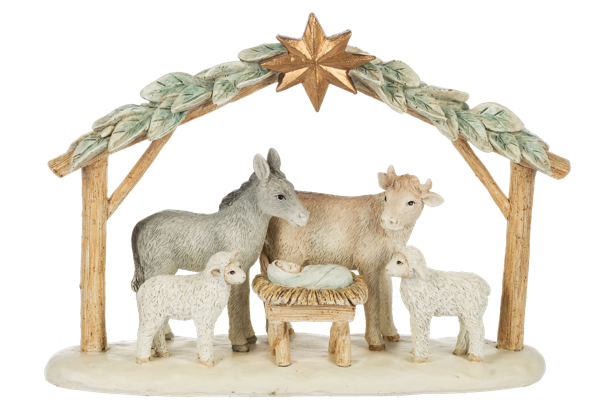 Animals at the Manger Scene