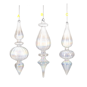 Iridescent Finial Ornament