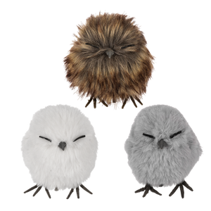 Fuzzy Owl Clip On Ornament