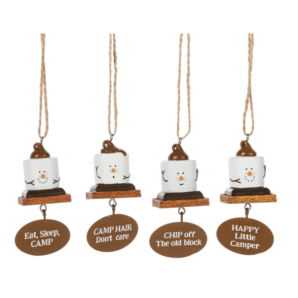 Mini Smores Pun Talk Ornament