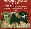 Macramé Ornament Making Class