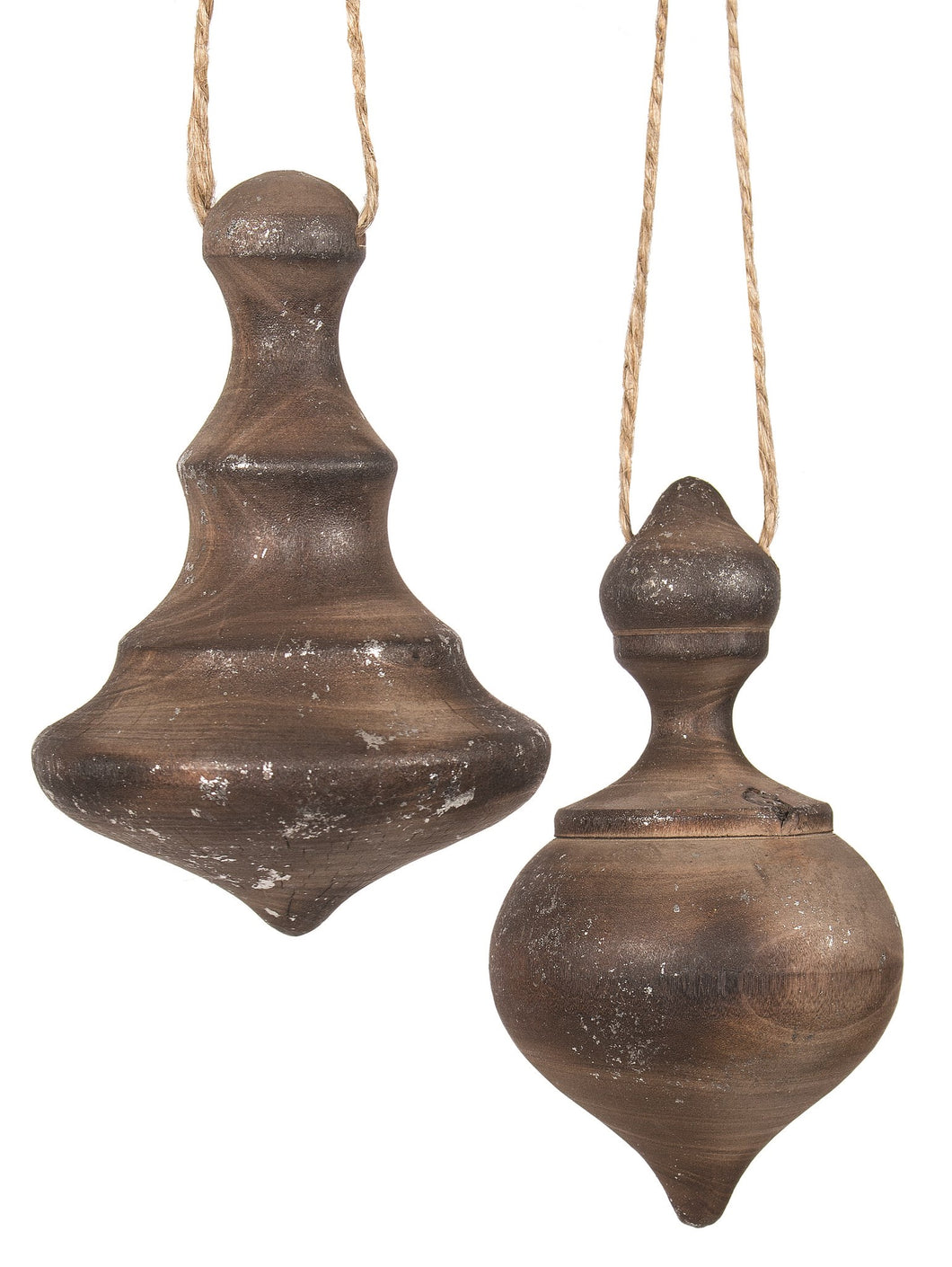 Solid Wood Finial Ornament