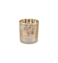 Frosted Gold Votive Holders