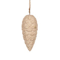 Antiqued Ivory Pinecone Ornament