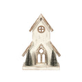 Whitewashed Wooden Church 10"