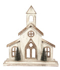 Grand Whitewashed Wooden Church