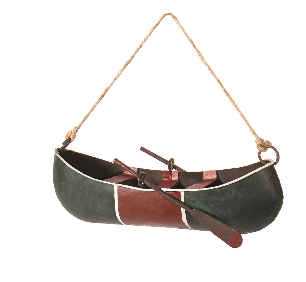 Vintage Metal Canoe