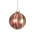 Blush & Gold Glass Ball Ornament