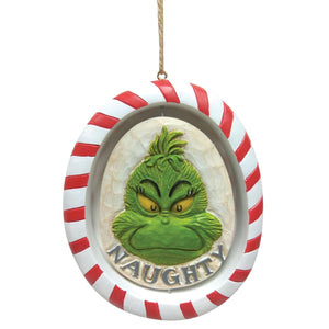 Grinch 2 Sided Naughty or Nice Ornament