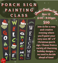 Porch Sign Painting Class