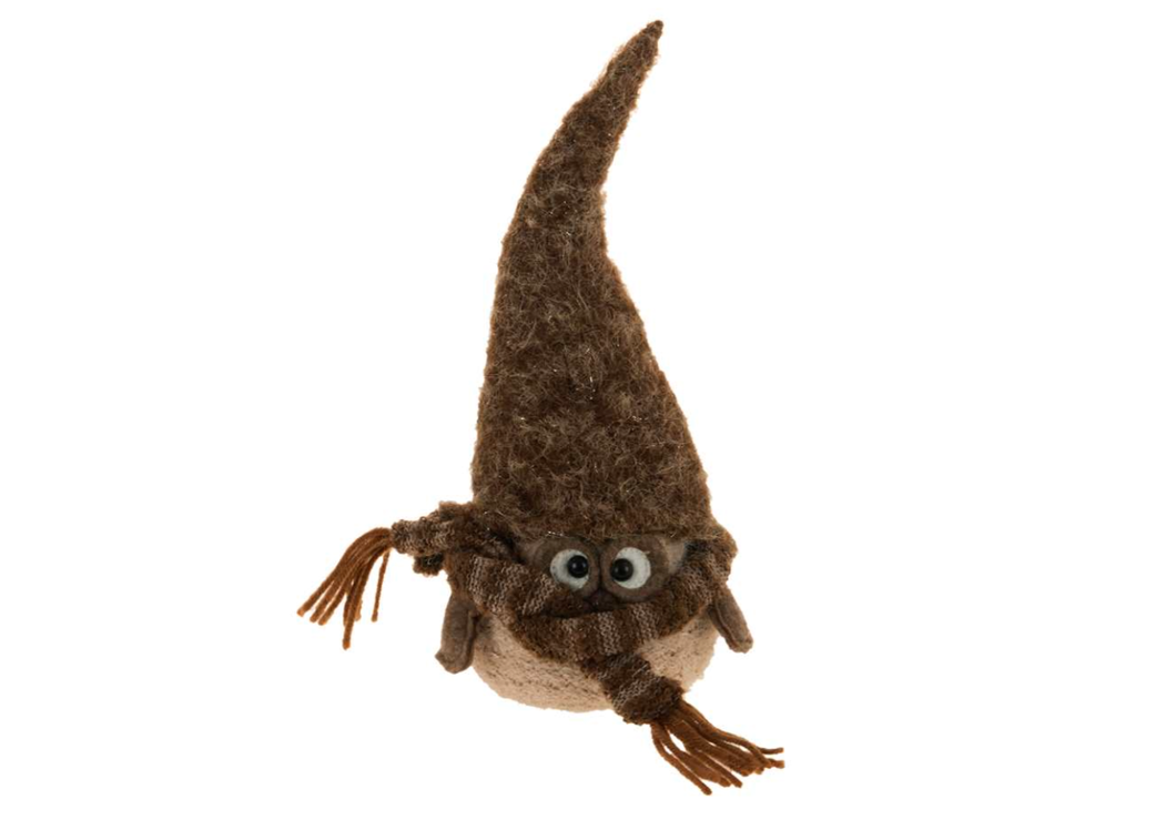 Pointy-Hatted Plush Owl