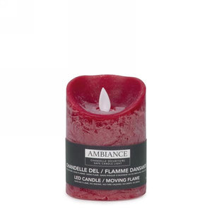 Deep Red Led Candle