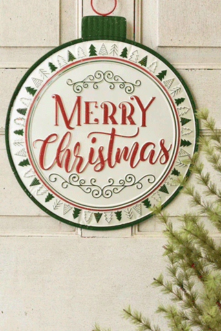 Vintage Merry Christmas Sign